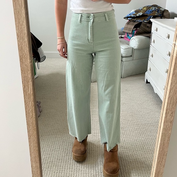 Pants & Jumpsuits Sage Green Jeans Poshmark